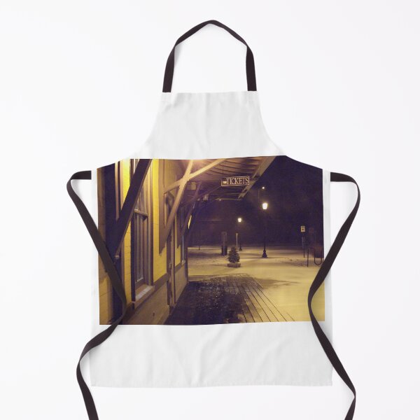 Item preview, A Quiet And Cold Snow In The Glow of Kingston RR Station designed and sold by Jack McCabe.