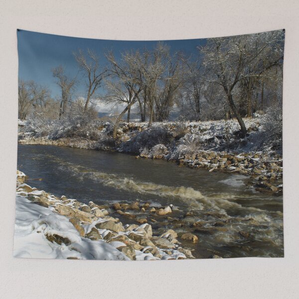 Item preview, Cold snowy winter landscape designed and sold by Ventures1.