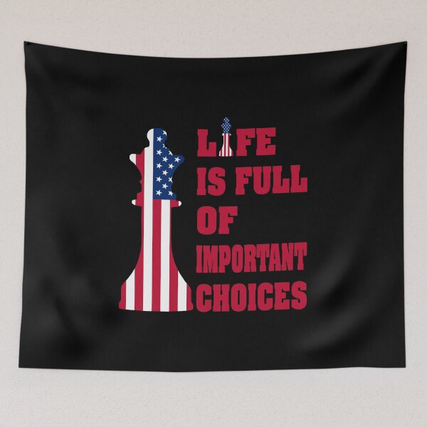 Item preview, Life Is Full Of Important Choices Chess Essential Shirt designed and sold by Love2MakeArt.