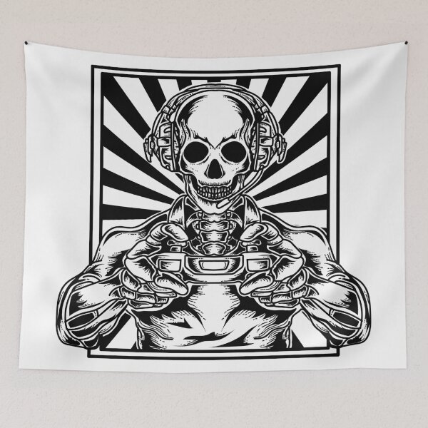 Item preview, Skeleton Playing Video Games designed and sold by kalud-zoldyck.