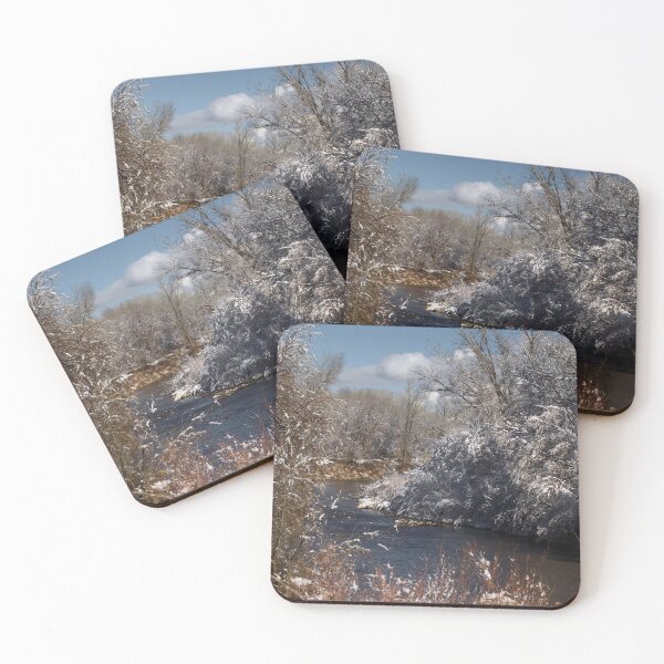 Item preview, Cold snowy winter landscape designed and sold by Ventures1.