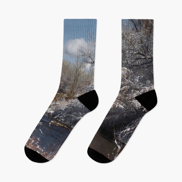 Item preview, Cold snowy winter landscape designed and sold by Ventures1.