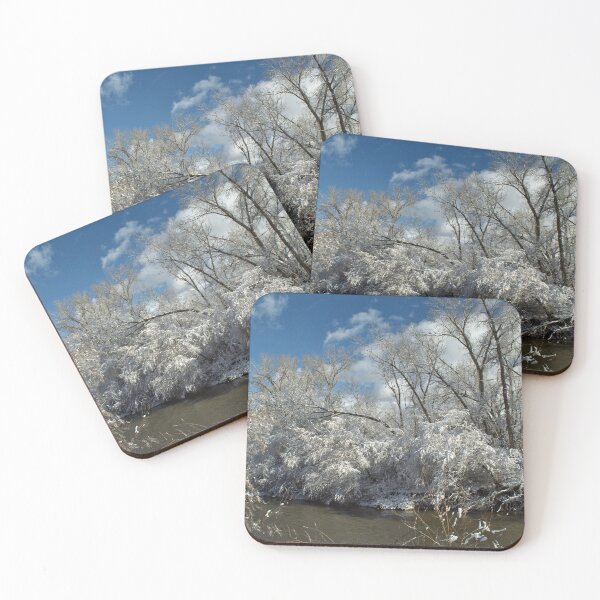 Item preview, Cold snowy winter landscape designed and sold by Ventures1.