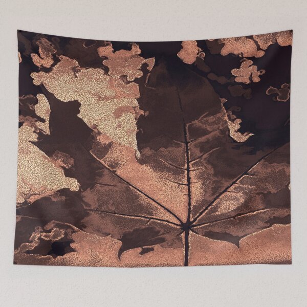 Item preview, Maple leaf with bronze color designed and sold by SulkaCreative.
