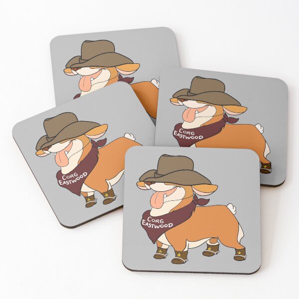 Item preview, Corg Eastwood Cowboy Corgi designed and sold by pheebstheartist.