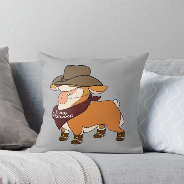 Item preview, Corg Eastwood Cowboy Corgi designed and sold by pheebstheartist.