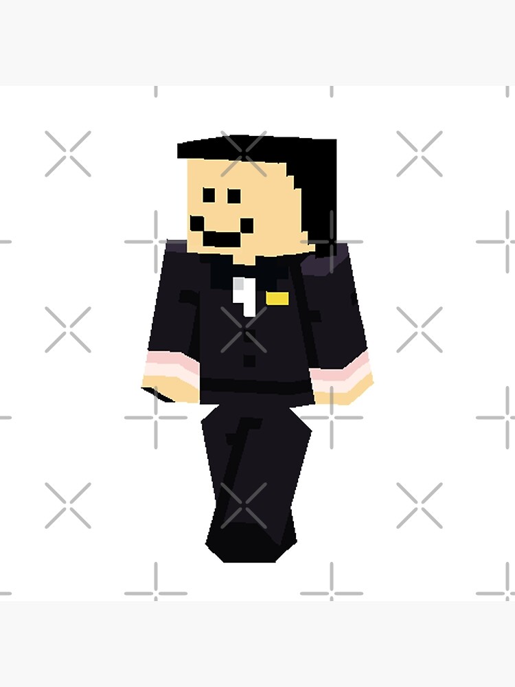 tubbo dream smp minecraft skin | Art Board Print