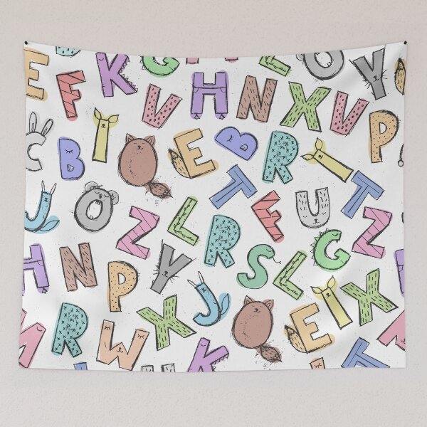 Item preview, Whimsical Alphabet Letters for Kids designed and sold by SusanEileenEvans.