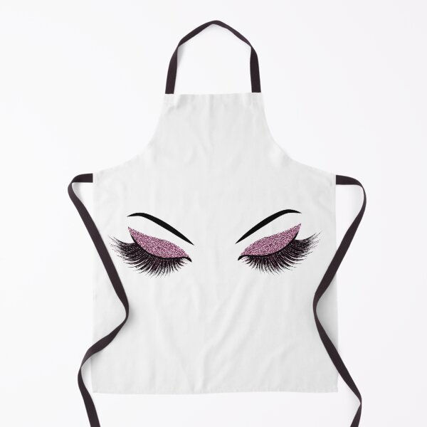 Item preview, Glittery burgundy lashes illustration designed and sold by sashica.
