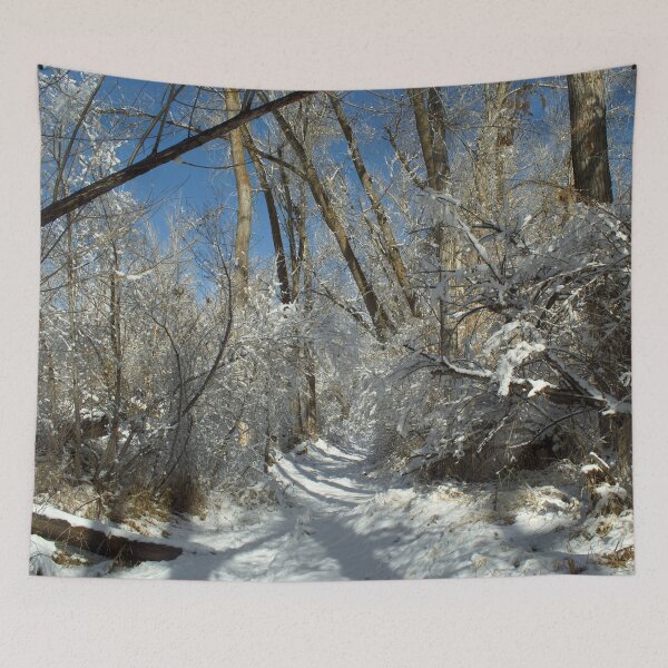 Item preview, Cold snowy winter landscape designed and sold by Ventures1.