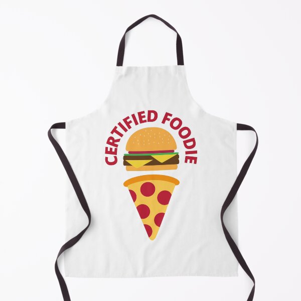 Item preview, Certified Foodie - burger, pizza, ice cream - Funny Food Design designed and sold by DrawingBoard.