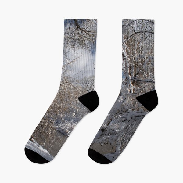 Item preview, Cold snowy winter landscape designed and sold by Ventures1.