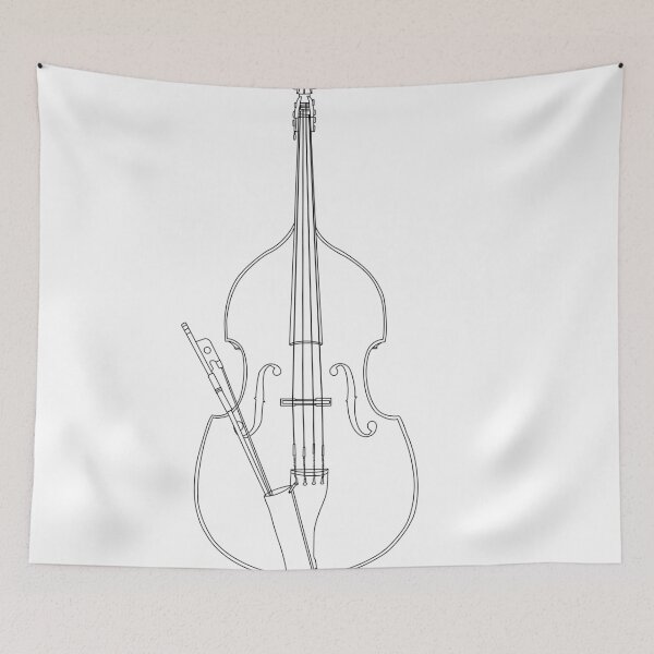 Item preview, Double Bass with Quiver and Bow designed and sold by linesbymichelle.