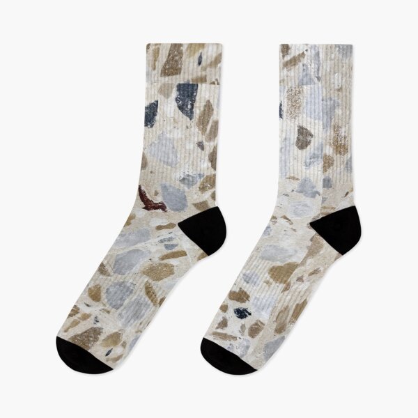 Aperçu de l'œuvre Motif de marbre mosaïque bleu beige pastel créée et vendue par EdenLiving.