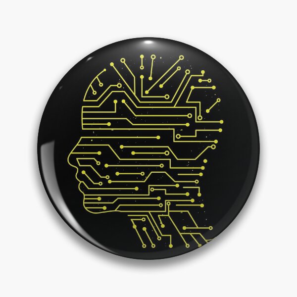 Item preview, A.I. Artificial Intelligence Electrical Circuit Techno Robot Head designed and sold by MadMando.