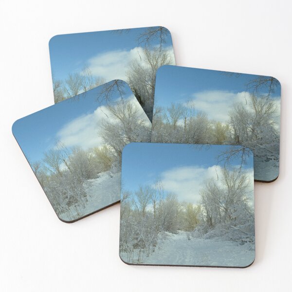 Item preview, Cold snowy winter landscape designed and sold by Ventures1.