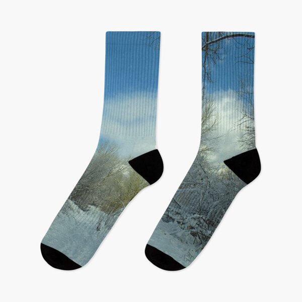 Item preview, Cold snowy winter landscape designed and sold by Ventures1.