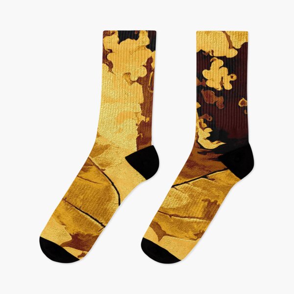 Item preview, Maple leaf with golden color designed and sold by SulkaCreative.