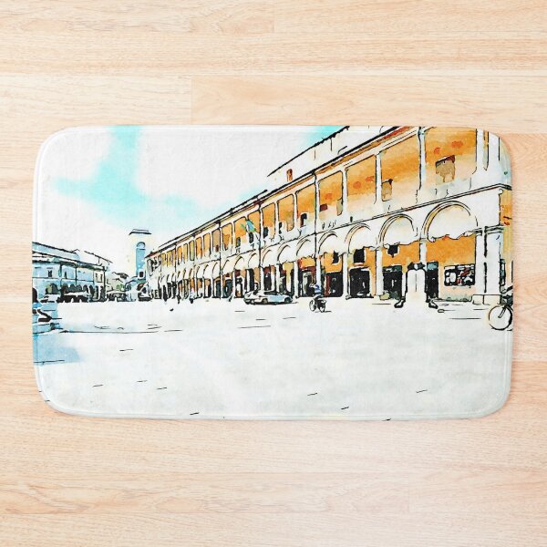 Item preview, Square and building with arcades designed and sold by Giuseppe Cocco.