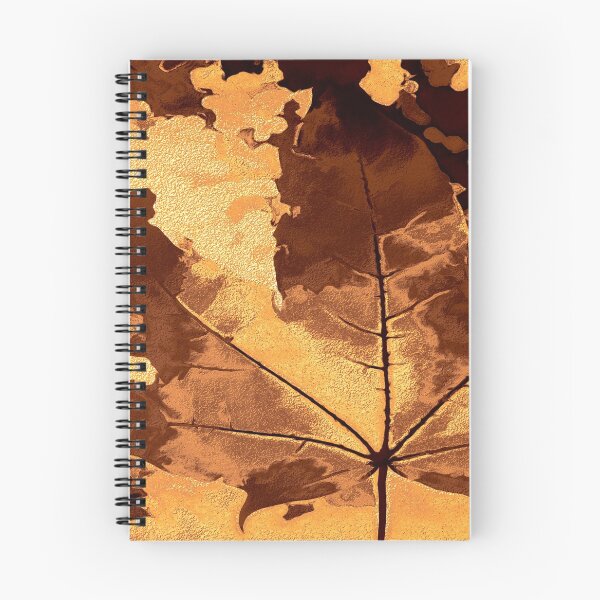 Item preview, Maple leaf with copper color designed and sold by SulkaCreative.