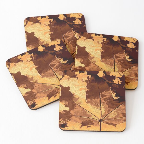 Item preview, Maple leaf with copper color designed and sold by SulkaCreative.