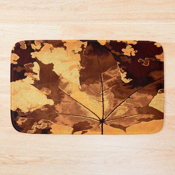 Item preview, Maple leaf with copper color designed and sold by SulkaCreative.