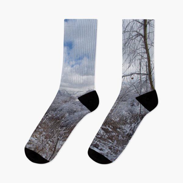 Item preview, Cold snowy winter landscape designed and sold by Ventures1.