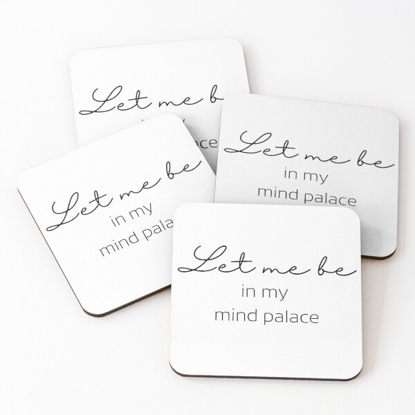 Item preview, Let me be in my mind palace. Black text, Sherlock Holmes Fan, Meditation, Funny designed and sold by naturecdesigns.