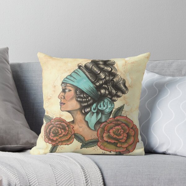 Item preview, Woman With Two Roses designed and sold by magtotoart.