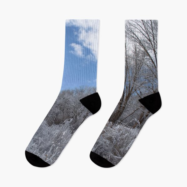 Item preview, Cold snowy winter landscape designed and sold by Ventures1.