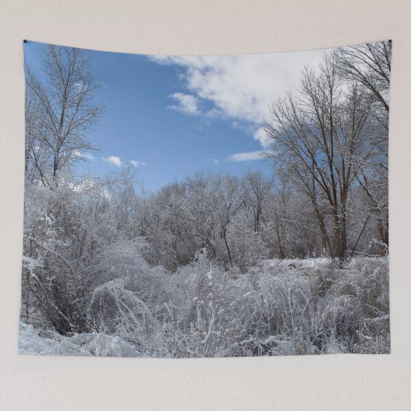 Item preview, Cold snowy winter landscape designed and sold by Ventures1.