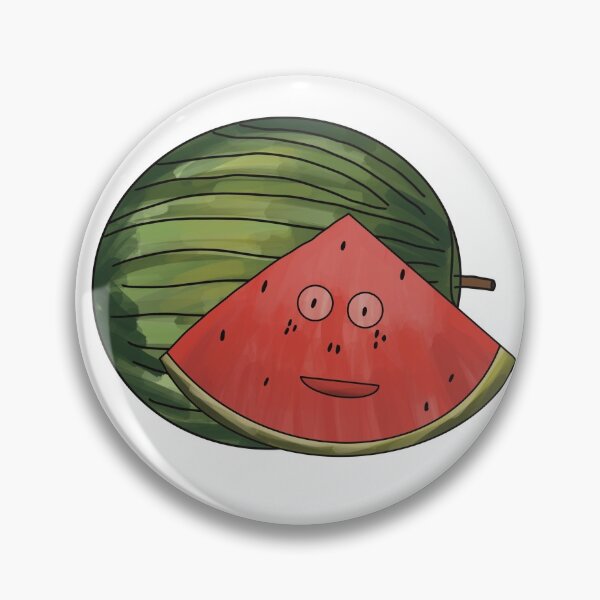 Item preview, Cute fruit watermelon face designed and sold by erinnsylvania.