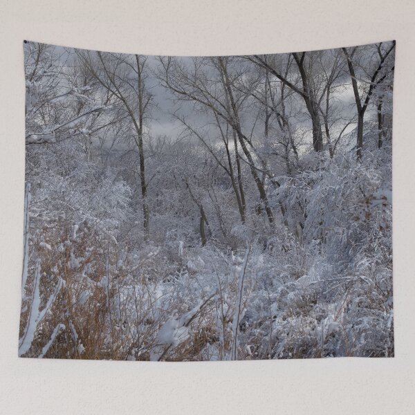 Item preview, Cold snowy winter landscape designed and sold by Ventures1.