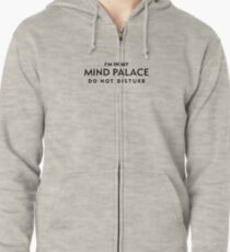 Mind Palace Black Zipped Hoodie
