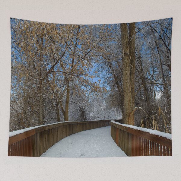 Item preview, Cold snowy winter landscape designed and sold by Ventures1.