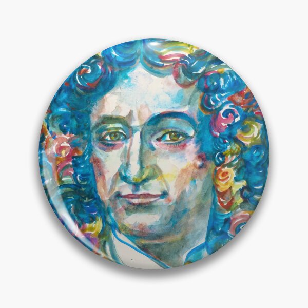 Item preview, LEIBNIZ watercolor portrait .1 designed and sold by lautir.