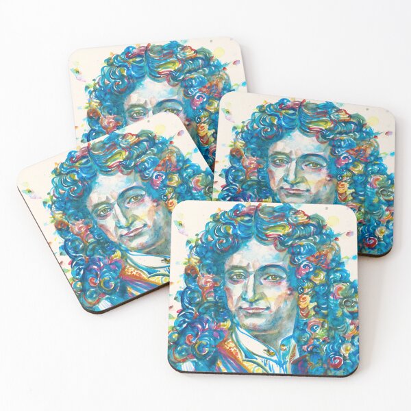 Item preview, LEIBNIZ watercolor portrait .1 designed and sold by lautir.