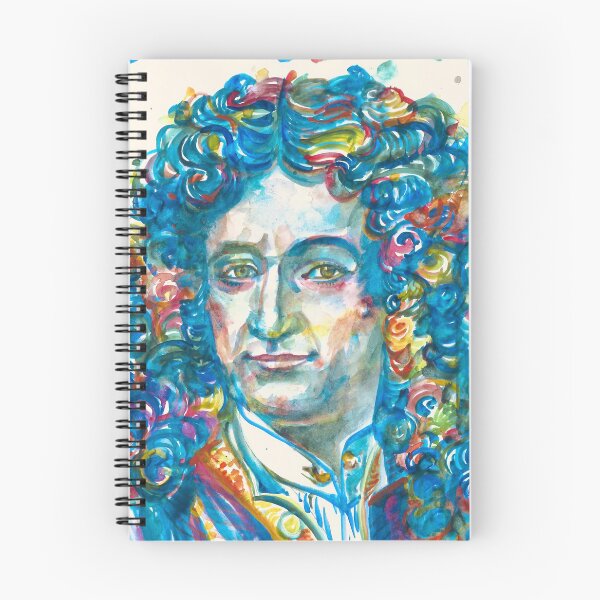 Item preview, LEIBNIZ watercolor portrait .1 designed and sold by lautir.