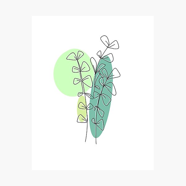Vista previa del artículo con la obra «hojas», diseñado y vendido por CaliByGabi.