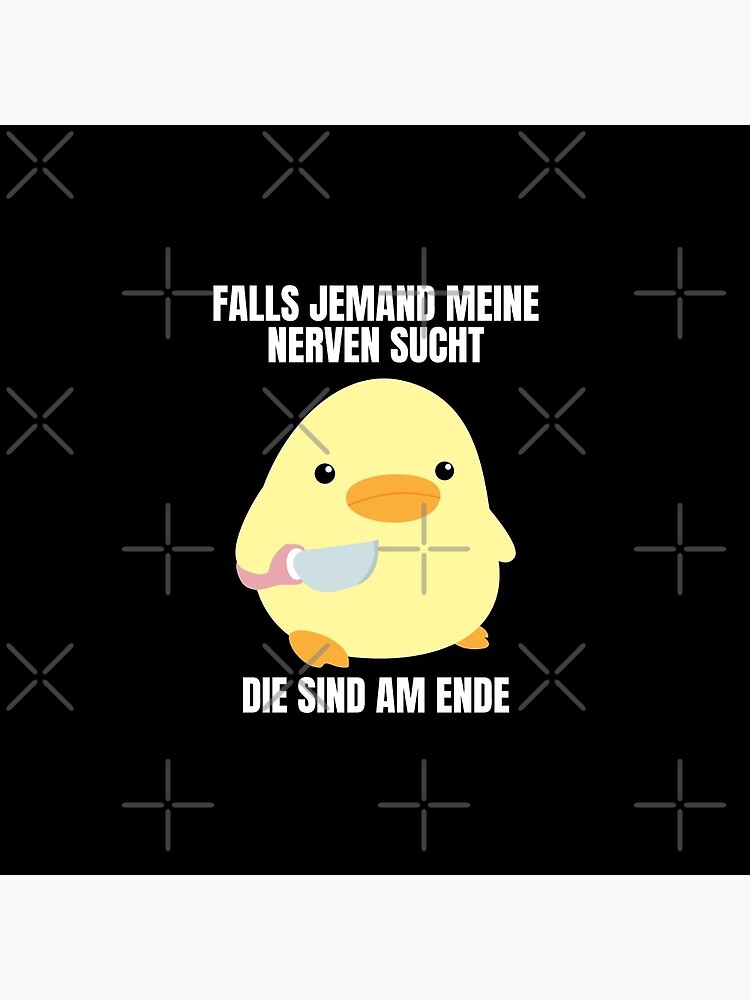 plush duck with knife meme