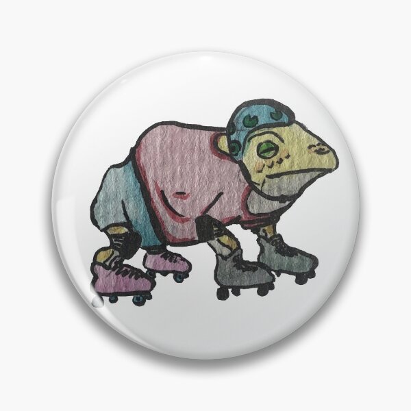 Item preview, Rollerskater Frog designed and sold by 5FtTyrant.