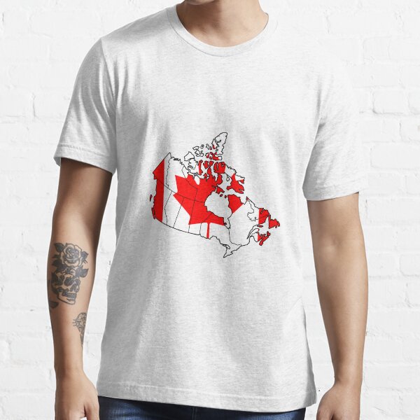 "Canadian Flag Design " Tshirt for Sale by MrNukaCola Redbubble canada tshirts canadian