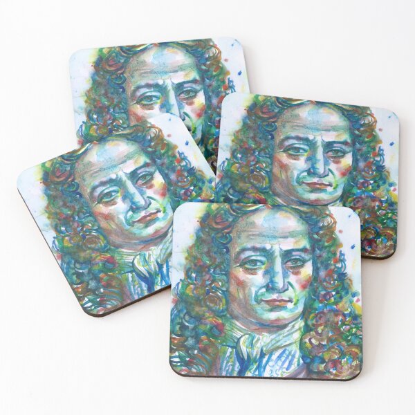 Item preview, LEIBNIZ watercolor portrait .2 designed and sold by lautir.