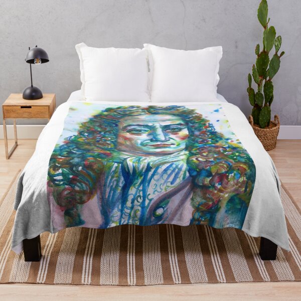 Item preview, LEIBNIZ watercolor portrait .2 designed and sold by lautir.