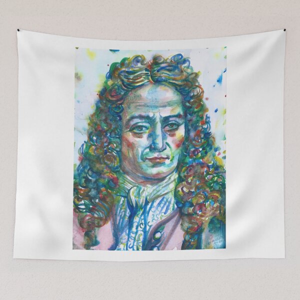 Item preview, LEIBNIZ watercolor portrait .2 designed and sold by lautir.