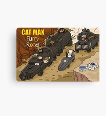 Cat Max: Furry Road Canvas Print