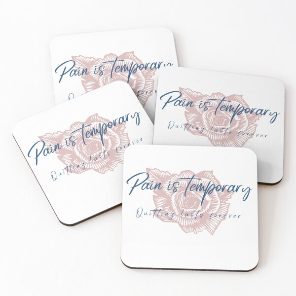 Item preview, Inspiration Quote Pain is temporary  designed and sold by Home-of-art.