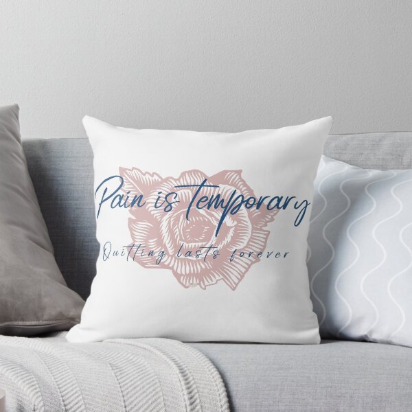 Item preview, Inspiration Quote Pain is temporary  designed and sold by Home-of-art.