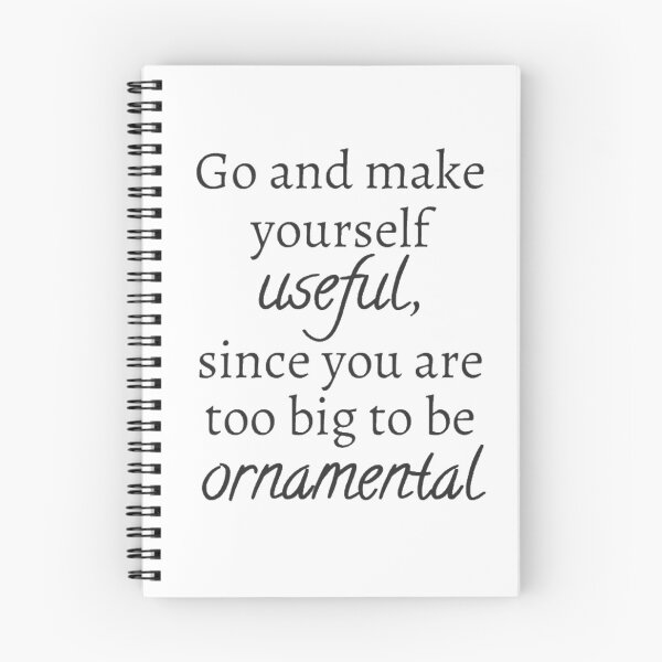 Item preview, Go and make yourself useful - Little Women book quote designed and sold by introvertcafe.