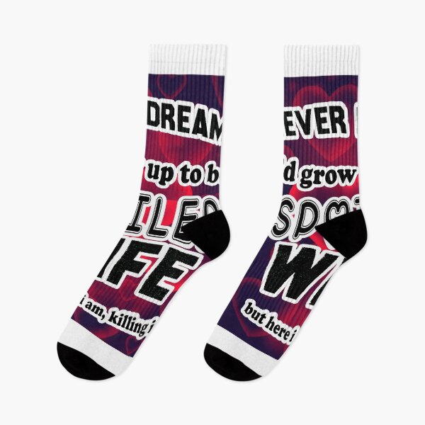 Item preview, I Never Dreamed I'd Grow Up To Be A Spoiled Wife But here I am, killing it, Spoiled Wife Tshirt, Gift For Wife, Best Wife Gift, Funny Wife Shirt designed and sold by MoradovT-shirt.